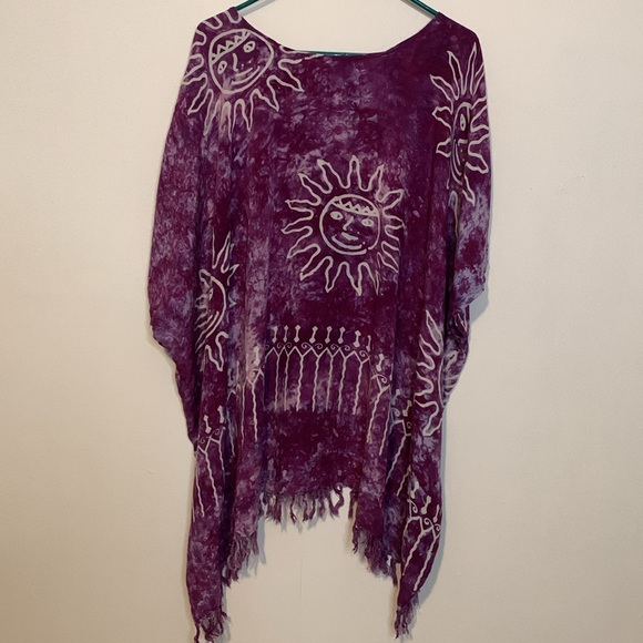 Women’s Fringed  Coverup - Picture 3 of 5